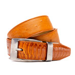 Alessio Belt // Ostrich // Cognac (36)