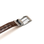 Luciano Belt // Caiman Belly // Brown/Cognac (36)