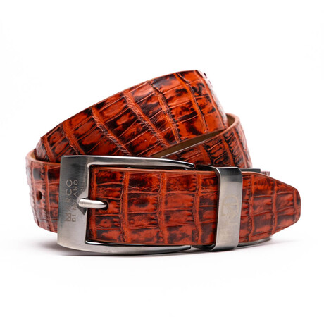 Riccardo Belt // Caiman Belly // Rustic Cognac (36)