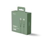 Cable 1 // USB-C to Lightning // 2m (Gotland Gray)