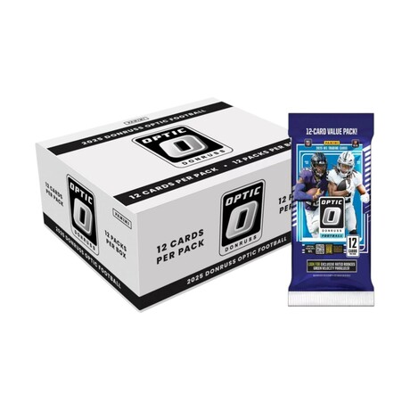 2025 Panini Donruss Optic NFL Football Fat Pack Value Box // Sealed Box