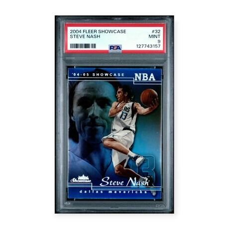 Steve Nash // 2004 Fleer Showcase // PSA 9
