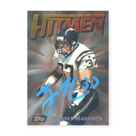 Rodney Harrison // 1997 Topps Finest Signed // RC
