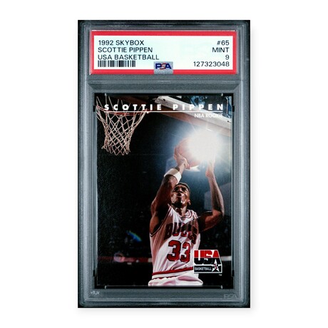 Scottie Pippen // 1992 Skybox USA Basketball Rookie // PSA 9