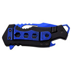 Spring Assisted Knife // MT-A882 // Black (Blue)