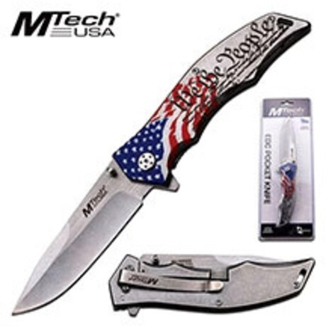 Spring Assisted Knife // MX-A849 // US (B&W Flag - DTOM)