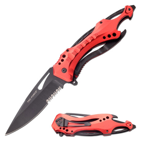 Spring Assisted Knife // TF-705 // XL (Black)