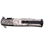 Spring Assisted Knife // TF-428 // Marble (Black)