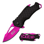 Spring Assisted Knife // MT-A882 // Black (Blue)
