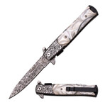 Spring Assisted Knife // TF-428 // Marble (Black)