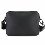 Louis Vuitton // Leather Aerogram Fastline Bag // Black + Matte Black // Pre-Owned