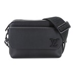 Louis Vuitton // Leather Aerogram Fastline Bag // Black + Matte Black // Pre-Owned