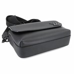 Louis Vuitton // Leather Aerogram Fastline Bag // Black + Matte Black // Pre-Owned