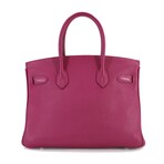 Hermès // Togo Leather Birkin 30 Handbag // Tosca + Silver // Pre-Owned