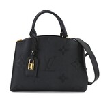 Louis Vuitton // Monogram Empreinte Leather Petit Palais PM Handbag // Noir + Gold // Pre-Owned