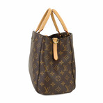 Louis Vuitton // Monogram-Coated Canvas + Leather Montaigne Shoulder Bag // Monogram Brown + Gold // Pre-Owned