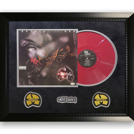 Method Man // "Tical" // Signed Vinyl Cover + Framed // Red Vinyl