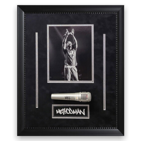 Method Man // Signed Microphone + Framed