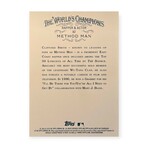 Method Man // Signed 2018 Topps Allen & Ginter Jumbo Size Card — Ltd. Ed./49