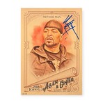 Method Man // Signed 2018 Topps Allen & Ginter Jumbo Size Card — Ltd. Ed./49