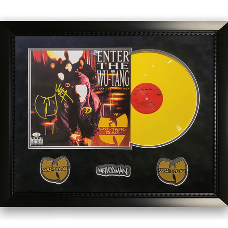 Method Man // "Enter the Wu-Tang (36 Chambers)" // Signed Vinyl Cover W Inscr.