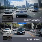 T1 Max: 4K WiFi Dash Cam