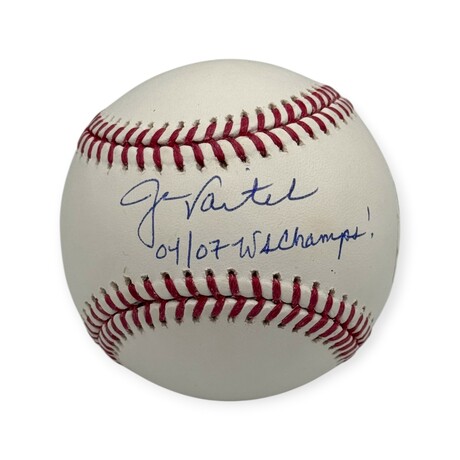 Jason Varitek // BOS Red Sox // Signed Baseball + Inscr.