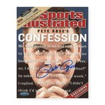 Pete Rose // CIN Reds // Signed Photo // SI Cover