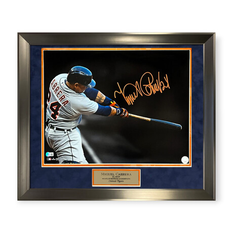 Miguel Cabrera // DET Tigers //  Signed Photo + Framed