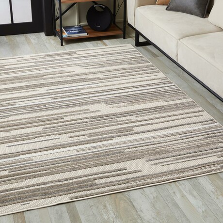 Calla Denni Machine Woven Performance Area Rug // Grey (2'2" x 4')