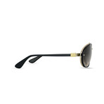 Bugatti - 10 // Men's Sunglasses // Black - White Gold