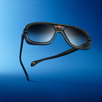 Bugatti - 07 // Men's Sunglasses // Grey - Black - Black Leather