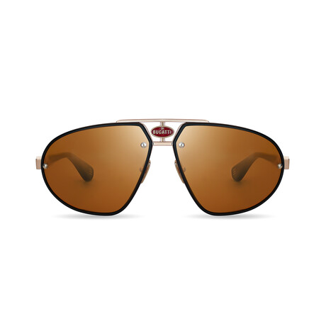 Bugatti  - 10 // Men's Sunglasses // Matte Black - Rose Gold