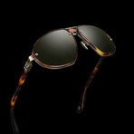 Bugatti - 10 // Men's Sunglasses // Demi Blonde Tortoise - Antique Gold