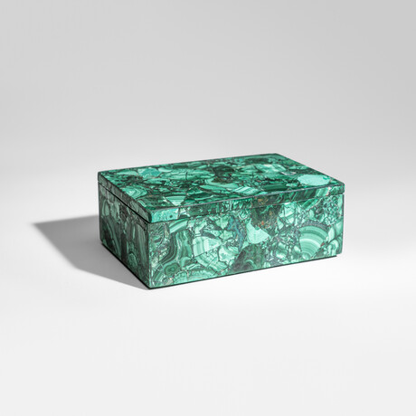 Genuine Malachite Jewelry Box v.1