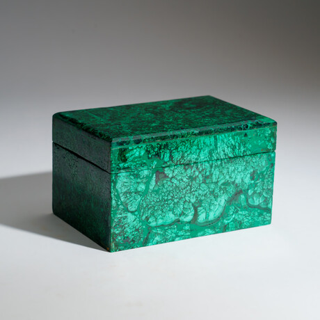 Genuine Malachite Jewelry Box v.2