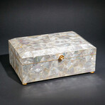 Genuine Large Mother of Pearl Jewelry Box