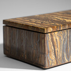 Genuine Tiger's Eye Jewelry box