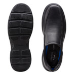Bradley Step // Slip-On Loafer // Black Tumbled Leather (US: 8)