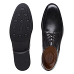 Whiddon Pace // Apron Toe Oxford // Black Leather (US: 8.5)