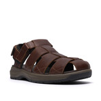 Guideview Cove // Casual Derby Lace-Up // Dark Brown Leather (US: 10)