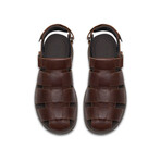 Guideview Cove // Casual Derby Lace-Up // Dark Brown Leather (US: 10)