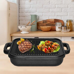 Jim Beam Cast Iron Skillet and Griddle Set