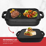 Jim Beam Cast Iron Skillet and Griddle Set