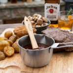Jim Beam Stainless Steel Basting Pot Set