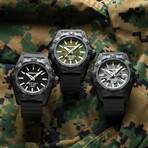 ProTek USMC Semper Fidelis Carbon Dive Quartz // PT4109SFC