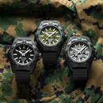 ProTek USMC Semper Fidelis Carbon Dive Quartz // PT4101SF