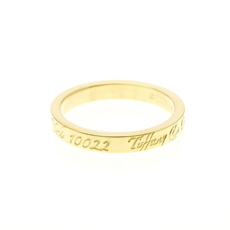 Tiffany & Co. // 18k Yellow Gold New York Ring // Ring Size: 6 // Store Display