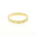 Tiffany & Co. // 18k Yellow Gold New York Ring // Ring Size: 6 // Store Display