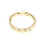 Tiffany & Co. // 18k Rose Gold Flat Diamond Ring // Ring Size: 4 // Store Display